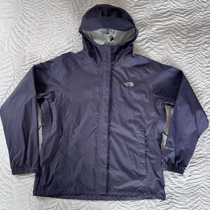 L - The North Face Ventura grey / mauve 2.5L rain jacket